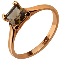 Золотое кольцо 585 пробы с ювелирным стеклом